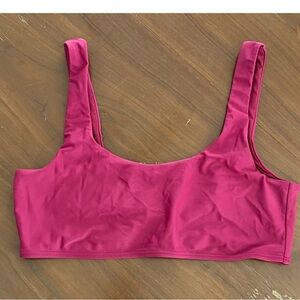 Hello Molly Wine Color swimsuit bikini top